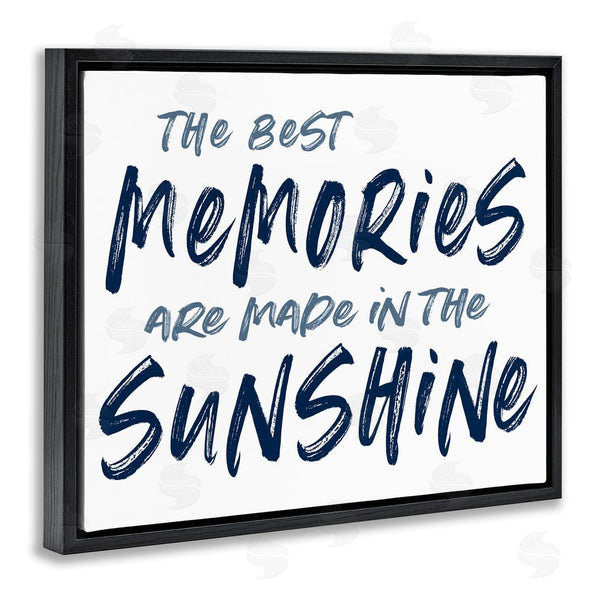 Stupell Industries Lettered And Lined | Memories Made In Sunshine Wall Art