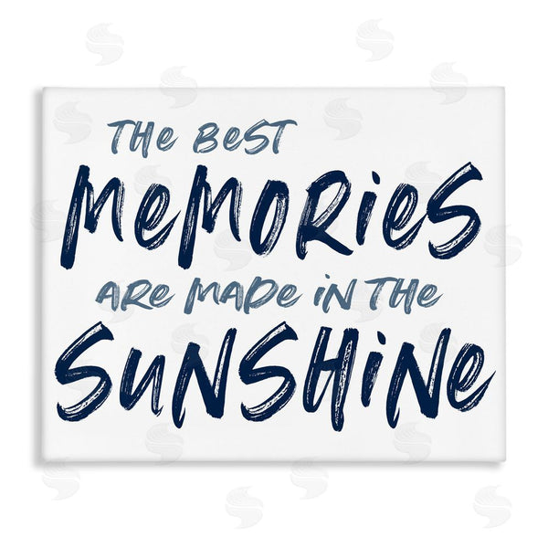 stupell industries Lettered and Lined | Memories Made In Sunshine Wall Art