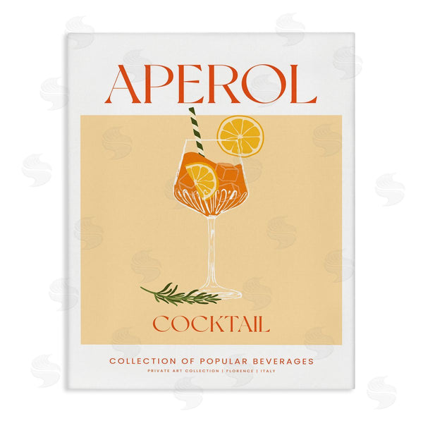 stupell industries Lettered and Lined | Minimal Aperol Cocktail