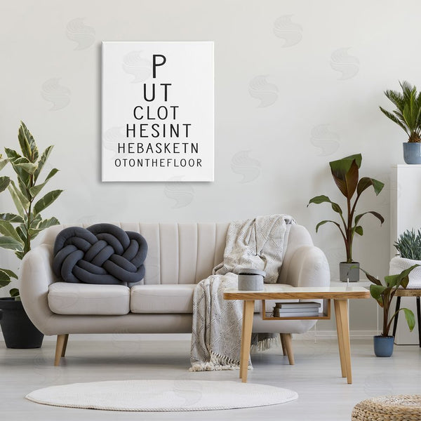 Stupell Industries Lettered And Lined | Minimal Laundry Humor Wall Art
