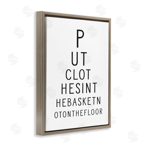 Stupell Industries Lettered And Lined | Minimal Laundry Humor Wall Art
