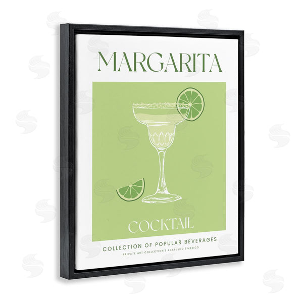 Stupell Industries Lettered And Lined | Minimal Margarita Cocktail