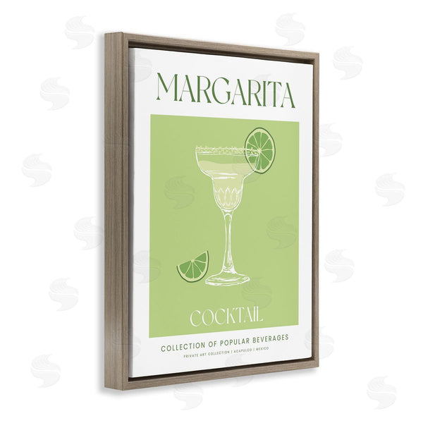 Stupell Industries Lettered And Lined | Minimal Margarita Cocktail