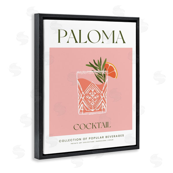 Stupell Industries Lettered And Lined | Minimal Paloma Cocktail