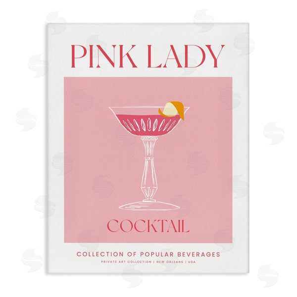 stupell industries Lettered and Lined | Minimal Pink Lady