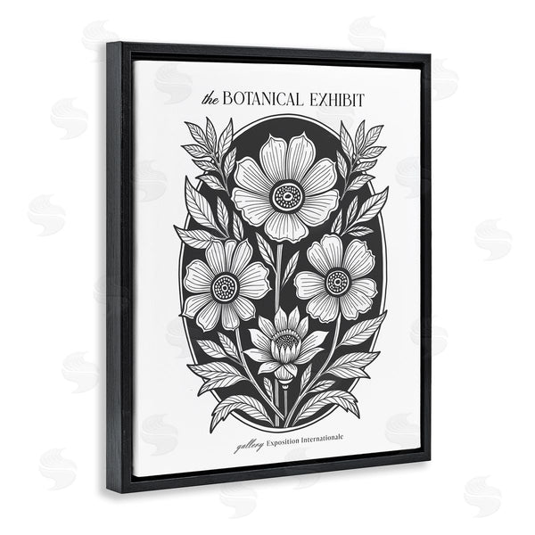Stupell Industries Lettered And Lined | Mirrored Flowers Vignette