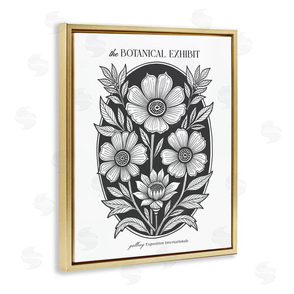 Stupell Industries Lettered And Lined | Mirrored Flowers Vignette