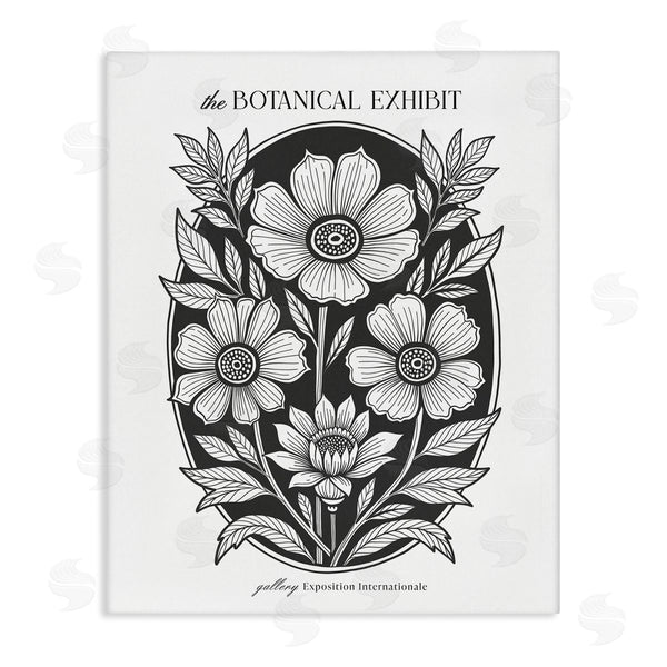 stupell industries Lettered and Lined | Mirrored Flowers Vignette
