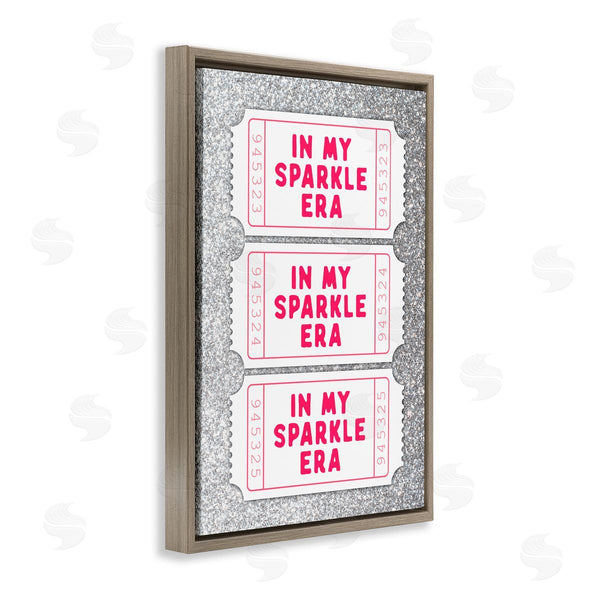 Stupell Industries Lettered And Lined | My Sparkle Era Ticket Stubs