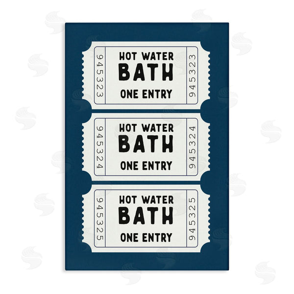 stupell industries Lettered and Lined | Navy Bath Ticket Stubs