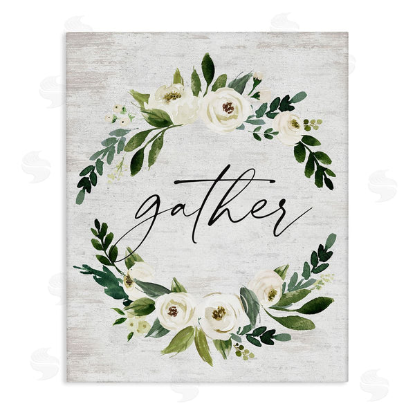 stupell industries Lettered and Lined | Neutral Distressed Gather