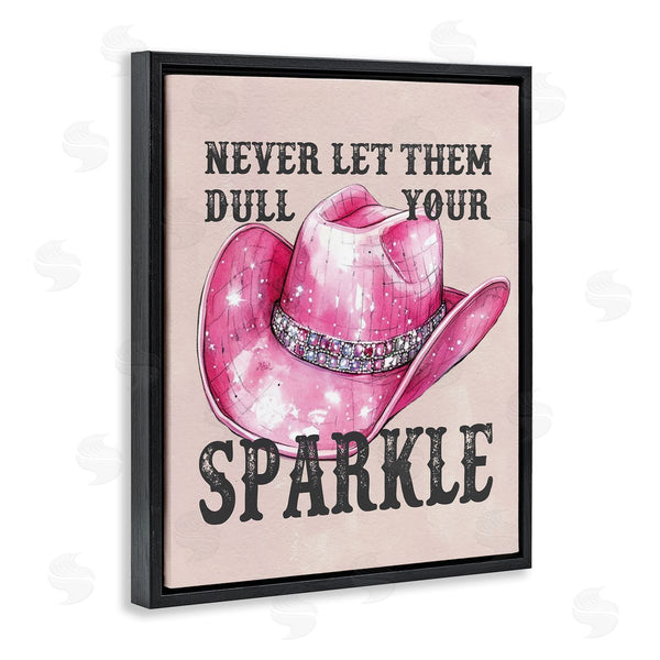 Stupell Industries Lettered And Lined | Never Let Them Dull Your Sparkle