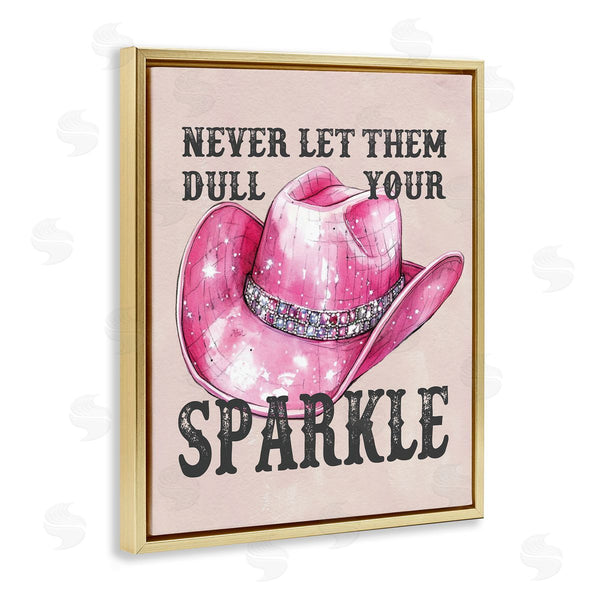 Stupell Industries Lettered And Lined | Never Let Them Dull Your Sparkle