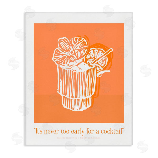 stupell industries Lettered and Lined | Never Too Early For Cocktail