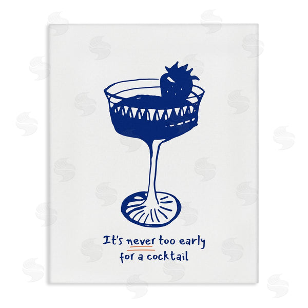 stupell industries Lettered and Lined | Never Too Early For Cocktail