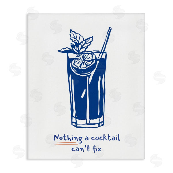 stupell industries Lettered and Lined | Nothing A Cocktail Can't Fix
