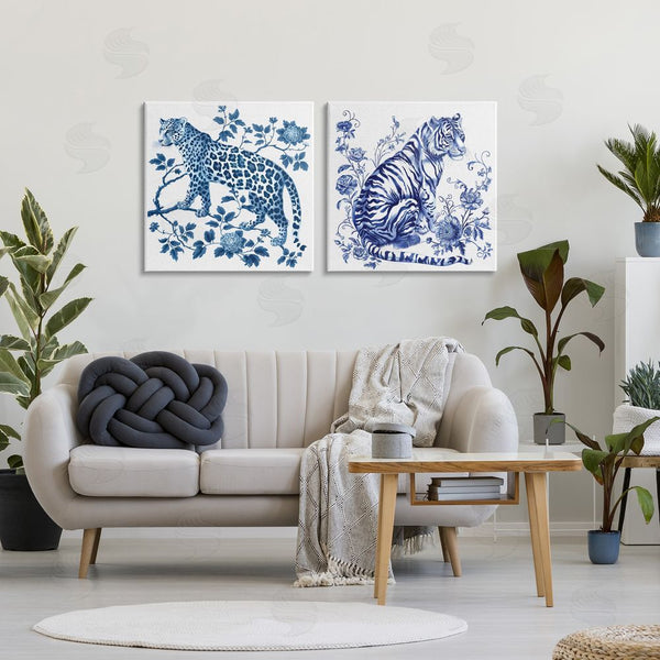 Stupell Industries Lettered And Lined | Ornate & Detailed Large Cats Wall Art