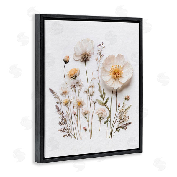 Stupell Industries Lettered And Lined | Pressed Bathroom Botanicals Wall Art