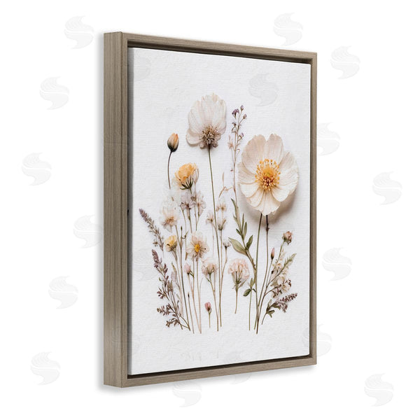 Stupell Industries Lettered And Lined | Pressed Bathroom Botanicals Wall Art