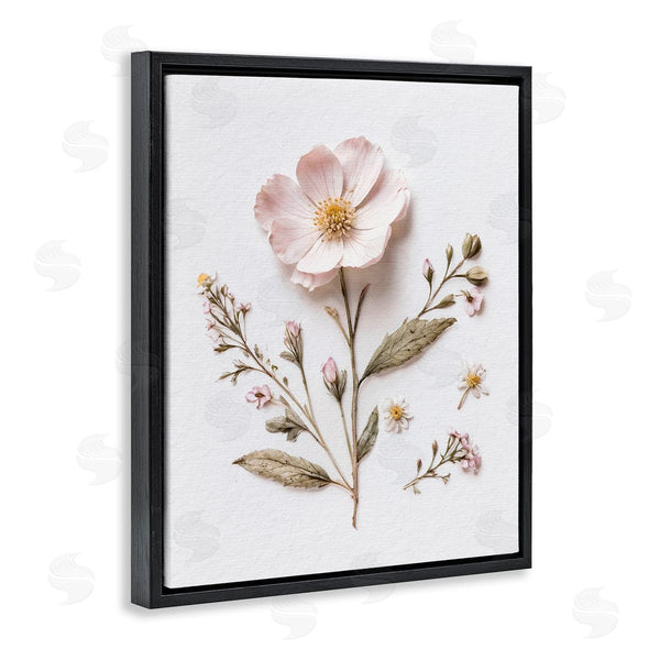 Stupell Industries Lettered And Lined | Pressed Wild Flowers Wall Art
