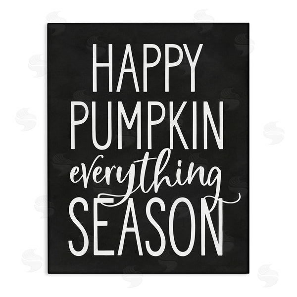 stupell industries Lettered and Lined | Pumpkin Everything Season Bold Black Autumn Sign Wall Art