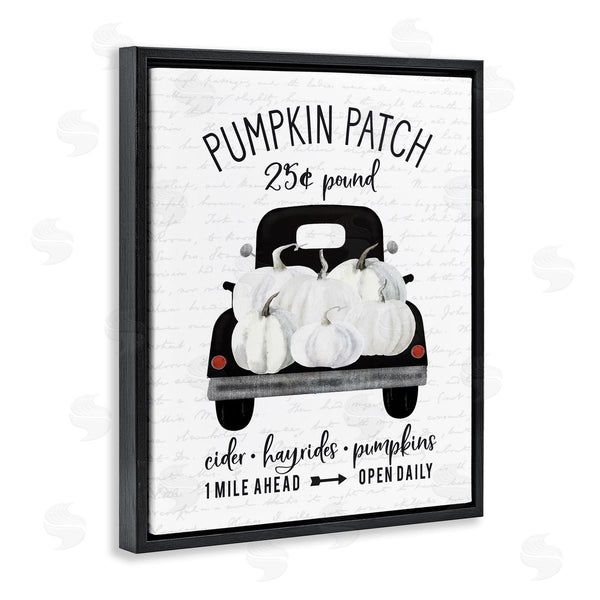 Stupell Industries Lettered And Lined | Pumpkin Patch Farm Truck Wall Art