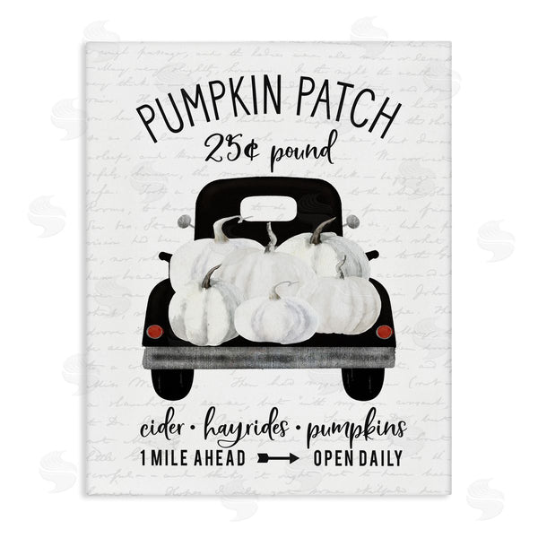 stupell industries Lettered and Lined | Pumpkin Patch Farm Truck Wall Art
