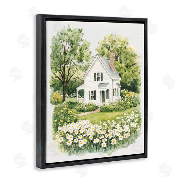 Stupell Industries Lettered And Lined | Quaint Countryside Cottage Garden Wall Art