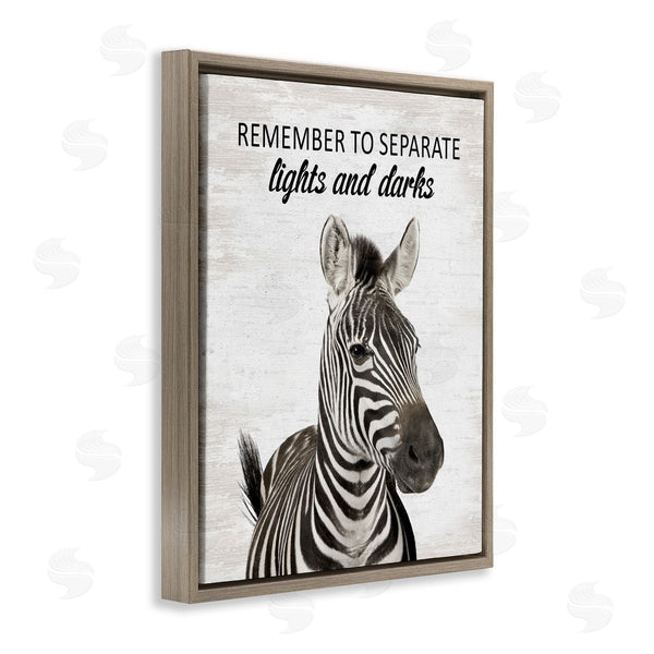 Stupell Industries Lettered And Lined | Remember To Separate Laundry