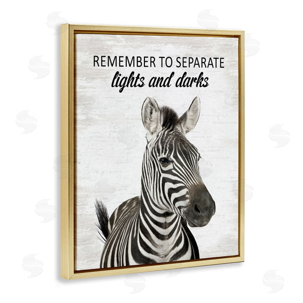Stupell Industries Lettered And Lined | Remember To Separate Laundry