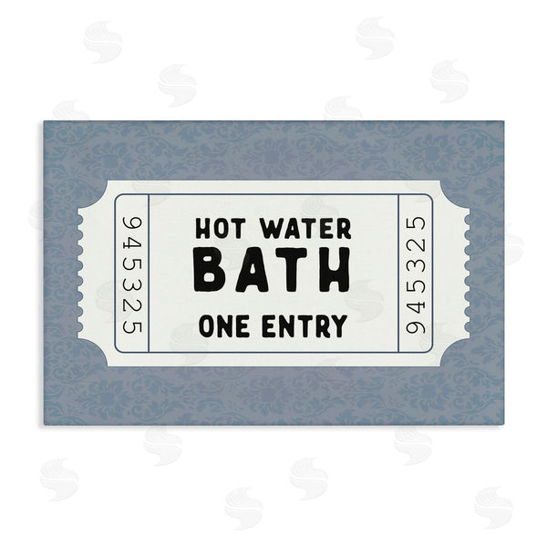 stupell industries Lettered and Lined | Retro Bathroom Ticket