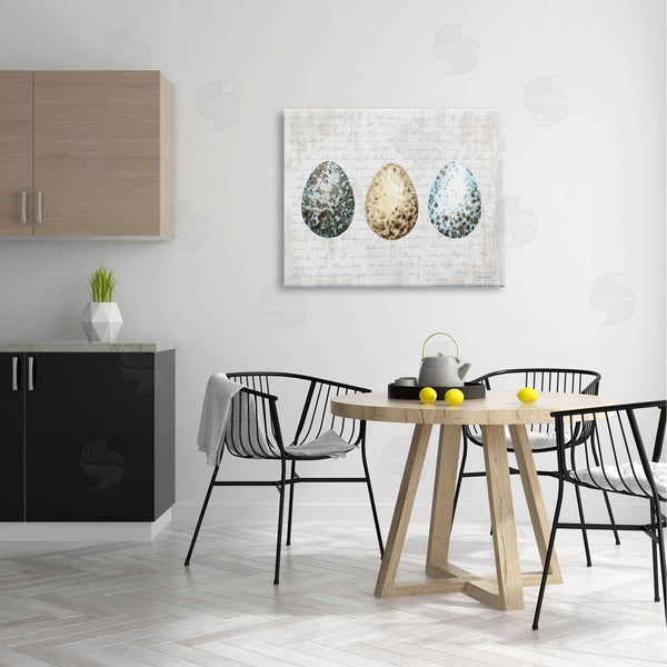 Stupell Industries Lettered And Lined | Robin Eggs Ornamented Farm Confectionary Scripture Background Wall Art