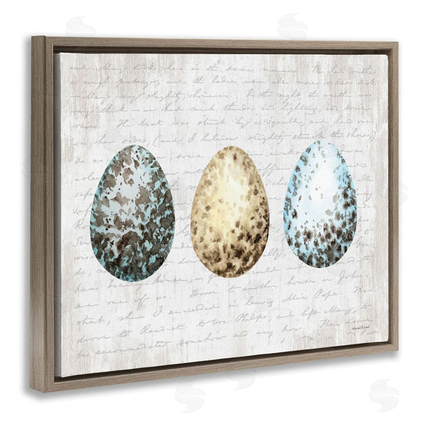 Stupell Industries Lettered And Lined | Robin Eggs Ornamented Farm Confectionary Scripture Background Wall Art