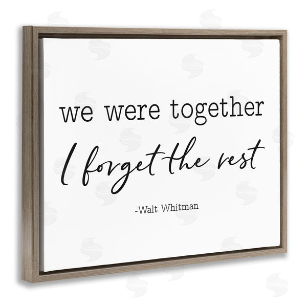 Stupell Industries Lettered And Lined | Romantic Couple Quote Casual Typography Design Wall Art