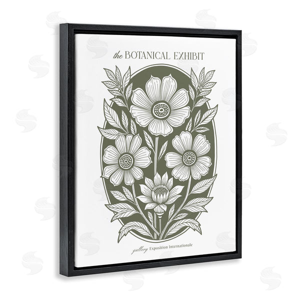 Stupell Industries Lettered And Lined | Rounded Country Blooms Portrait