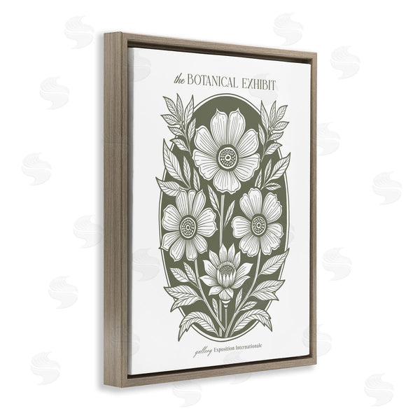 Stupell Industries Lettered And Lined | Rounded Country Blooms Portrait
