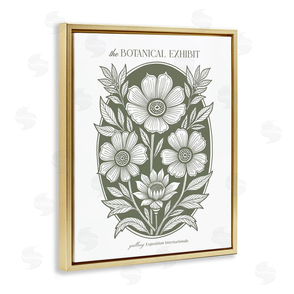 Stupell Industries Lettered And Lined | Rounded Country Blooms Portrait