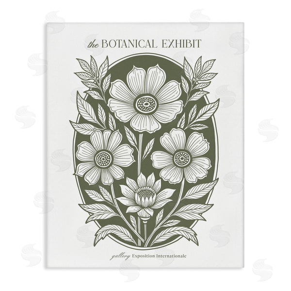 stupell industries Lettered and Lined | Rounded Country Blooms Portrait