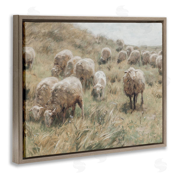 Stupell Industries Lettered And Lined | Rural Cattle Grazing Field Wall Art