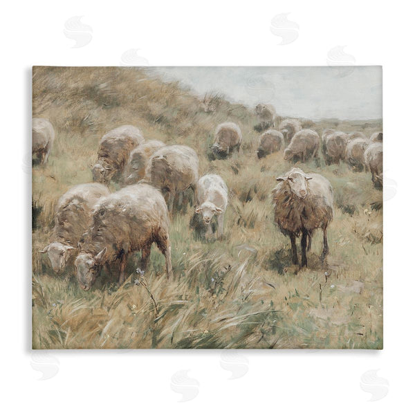 stupell industries Lettered and Lined | Rural Cattle Grazing Field Wall Art