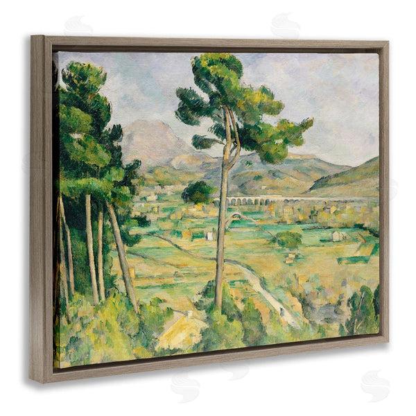 Stupell Industries Lettered And Lined | Rural Green Scenery Distant Bridge Mountain Trees Wall Art