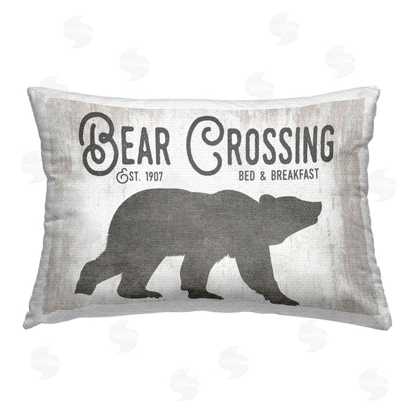 Stupell Industries Lettered And Lined | Rustic Bear Crossing