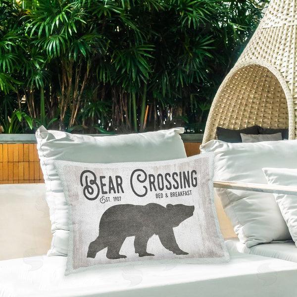 Stupell Industries Lettered And Lined | Rustic Bear Crossing