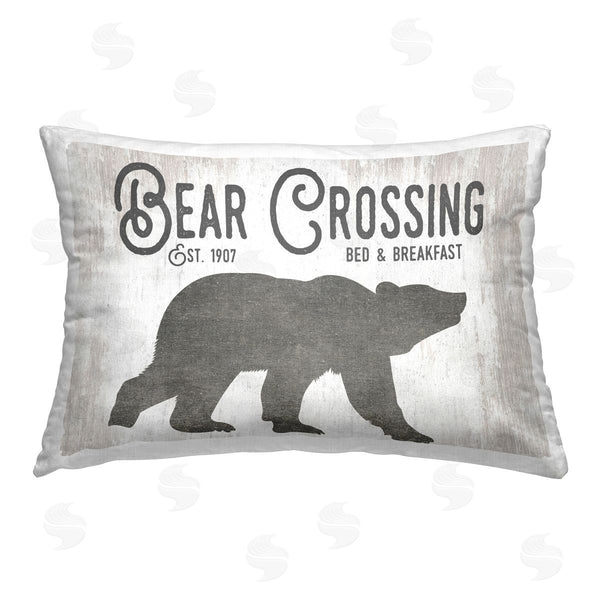 stupell industries Lettered and Lined | Rustic Bear Crossing