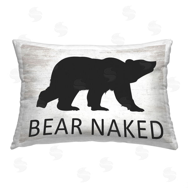 stupell industries Lettered and Lined | Rustic Bear Naked