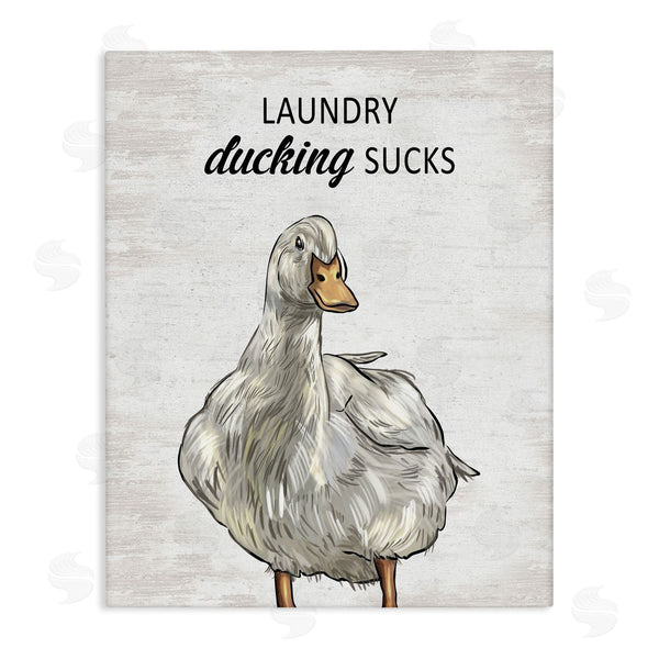 stupell industries Lettered and Lined | Sassy Laundry Duck