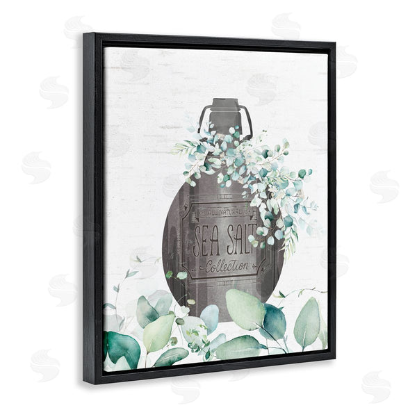 Stupell Industries Lettered And Lined | Sea Salt Collection Bottle Wall Art