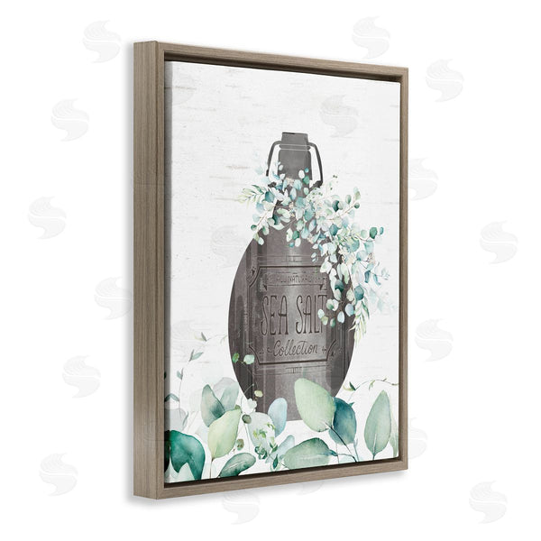 Stupell Industries Lettered And Lined | Sea Salt Collection Bottle Wall Art