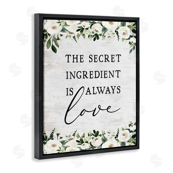 Stupell Industries Lettered And Lined | Secret Ingredient Love Wall Art