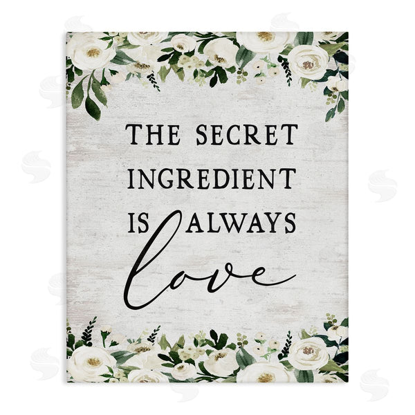 stupell industries Lettered and Lined | Secret Ingredient Love Wall Art